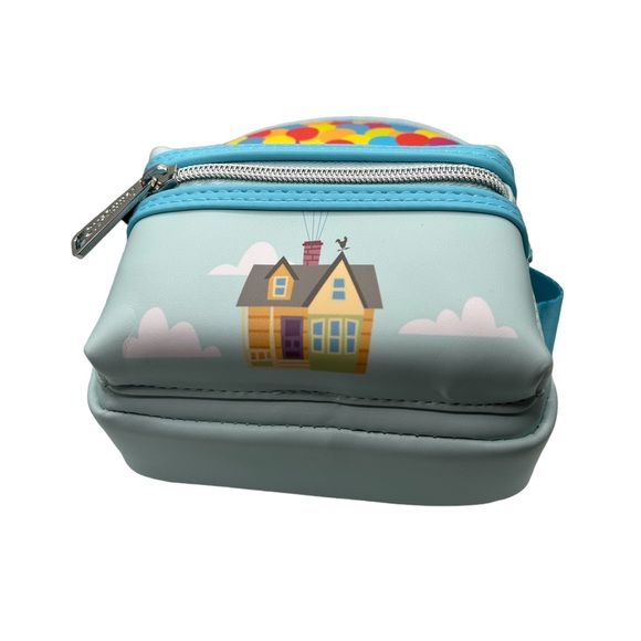 NWT Loungefly Disney Pixar Up Carl's House & Balloons Wristlet Fanny Pack Bag - Picture 3 of 12